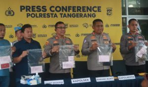 Jajaran Polsek Tigaraksa Polresta Tangerang mengungkap kasus pencurian dengan kekerasan di lokasi persawahan Desa Pematang