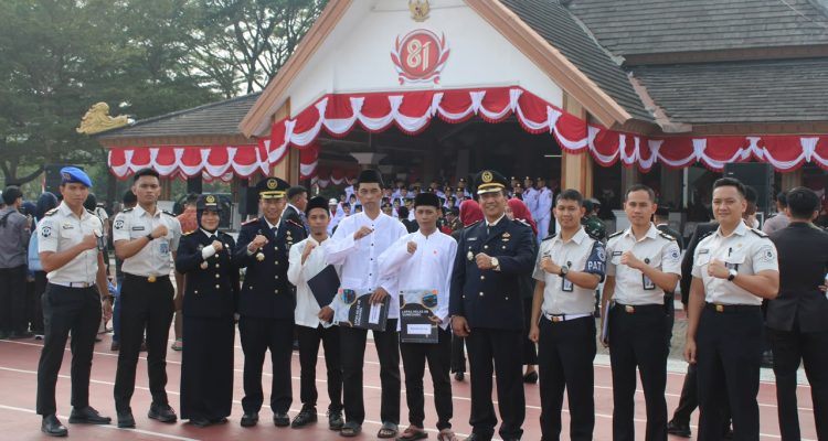 Lembaga Pemasyarakatan Kelas IIB Sumedang menggelar Upacara Peringatan HUT ke-81 Kemerdekaan Republik Indonesia, Senin (17/8/2026).