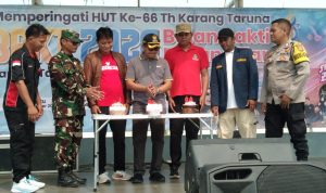 Karang Taruna Kecamatan Tigaraksa, Kabupaten Tangerang, sukses melaksanakan puncak rangkaian Bulan Bakti Karang Taruna (BBKT) ke-66 Tahun 2026