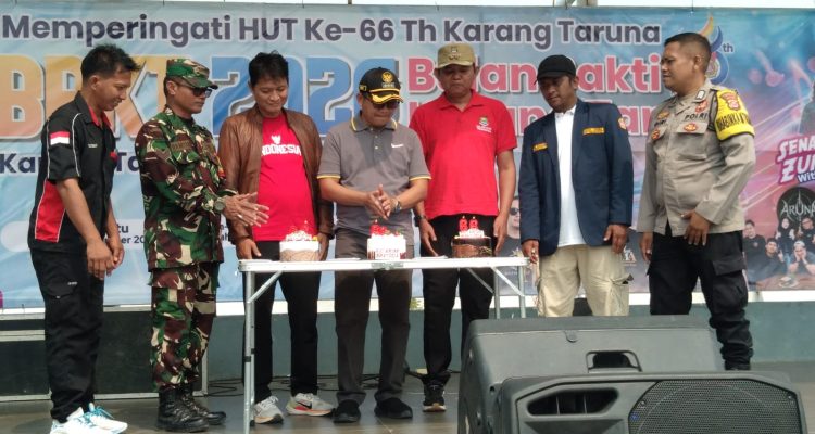 Karang Taruna Kecamatan Tigaraksa, Kabupaten Tangerang, sukses melaksanakan puncak rangkaian Bulan Bakti Karang Taruna (BBKT) ke-66 Tahun 2026