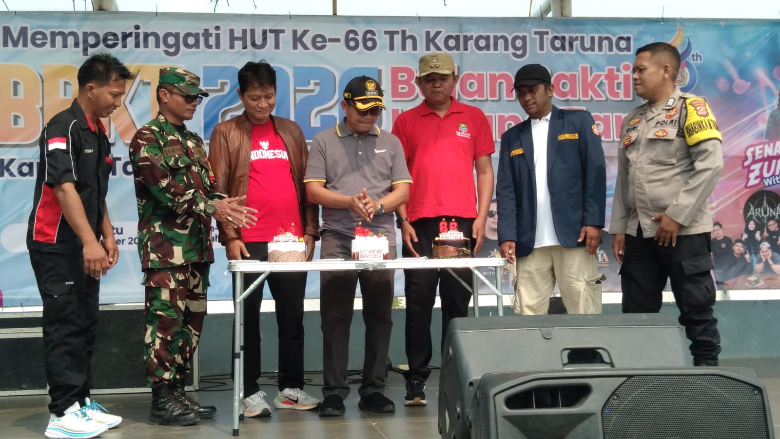 Karang Taruna Kecamatan Tigaraksa, Kabupaten Tangerang, sukses melaksanakan puncak rangkaian Bulan Bakti Karang Taruna (BBKT) ke-66 Tahun 2026