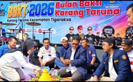 Peringatan Bulan Bhakti Karang Taruna (BBKT) ke-66 yang jatuh pada tanggal 26 September 2026 menjadi momentum bagi Karang Taruna Kecamatan Tigaraksa, Kabupaten Tangerang