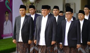 Komitmen terhadap pendidikan santri ditegaskan Bupati Tangerang Moch. Maesyal Rasyid pada peringatan Hari Santri 2026