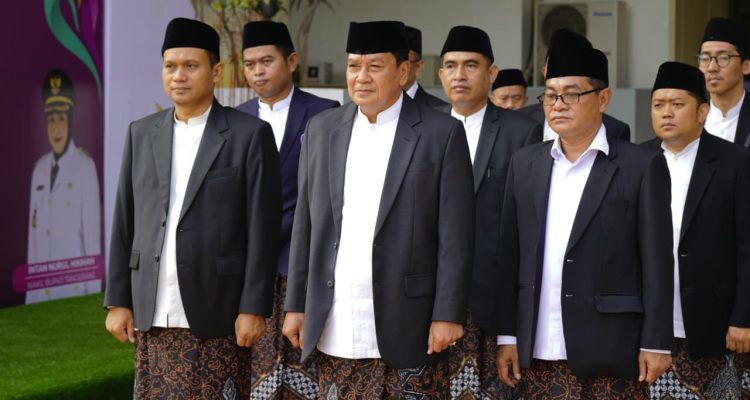 Komitmen terhadap pendidikan santri ditegaskan Bupati Tangerang Moch. Maesyal Rasyid pada peringatan Hari Santri 2026