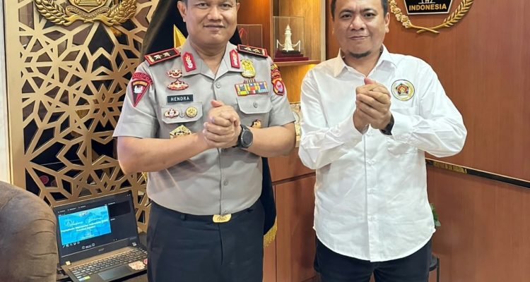 Irjen Pol Hendra Kurniawan, menerima kunjungan pengurus Persatuan Wartawan Indonesia (PWI) Provinsi Banten