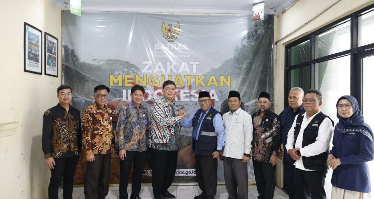 Direksi PT Bank Pembangunan Daerah Banten (Perseroda) Tbk (Bank Banten) melakukan audiensi dengan Pimpinan Badan Amil Zakat Nasional (BAZNAS)