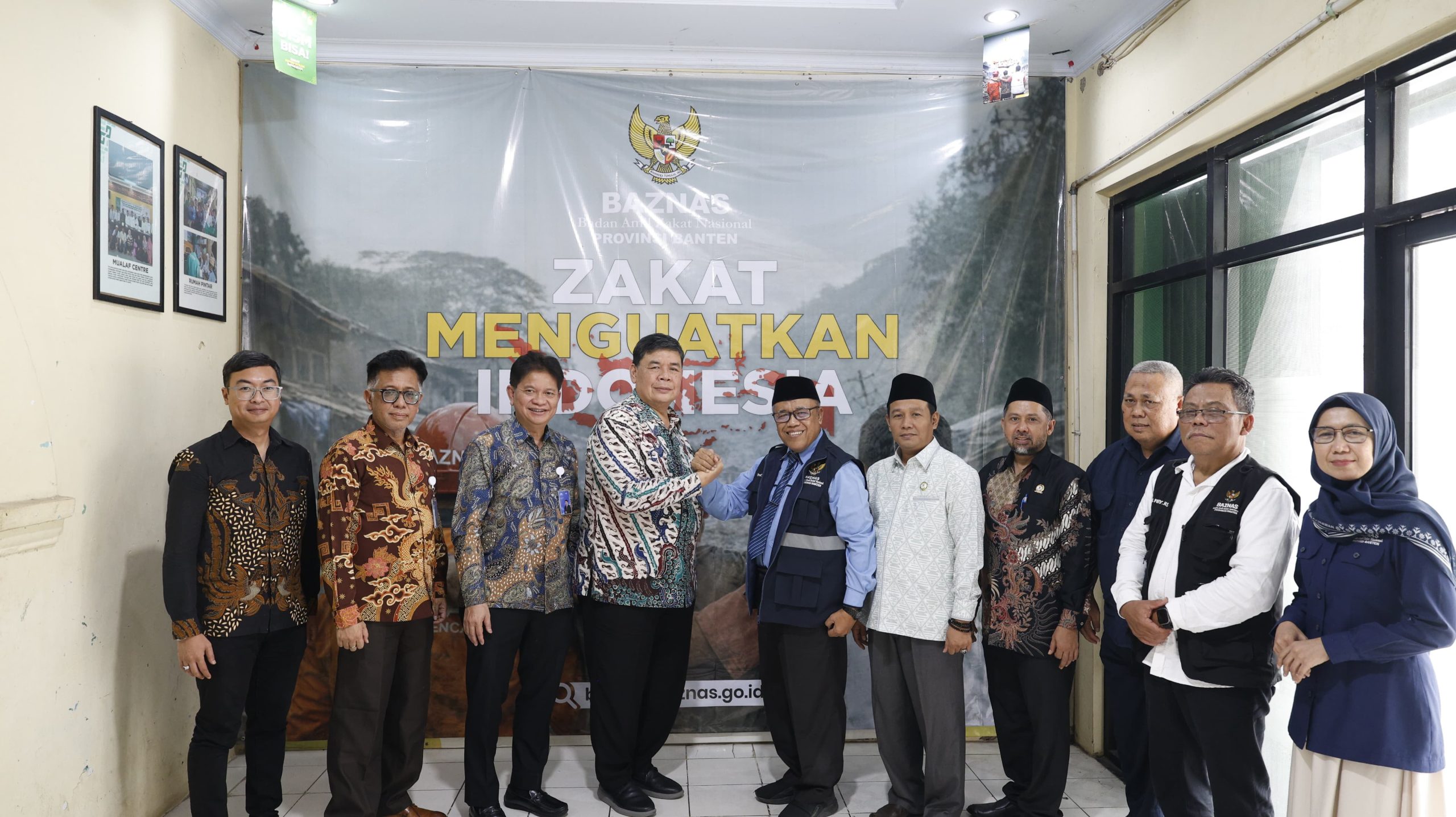 Direksi PT Bank Pembangunan Daerah Banten (Perseroda) Tbk (Bank Banten) melakukan audiensi dengan Pimpinan Badan Amil Zakat Nasional (BAZNAS)