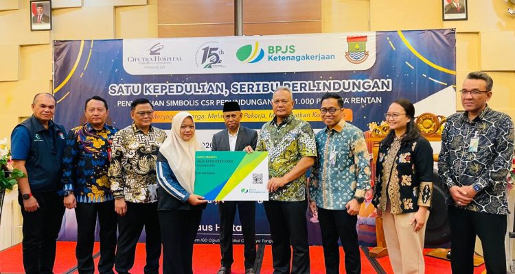 Ciputra Hospital CitraRaya berkolaborasi dengan BPJS Ketenagakerjaan Cabang Tangerang menggelar aksi nyata bertajuk “Satu Kepedulian, Seribu Perlindungan”.
