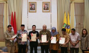 Kantor Pertanahan Kota Cilegon terus memperkuat sinergi dengan Pemerintah Kota Cilegon dalam upaya pengamanan dan perlindungan aset daerah melalui sertipikasi tanah Barang Milik Daerah (BMD)